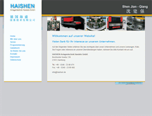 Tablet Screenshot of haishen.de
